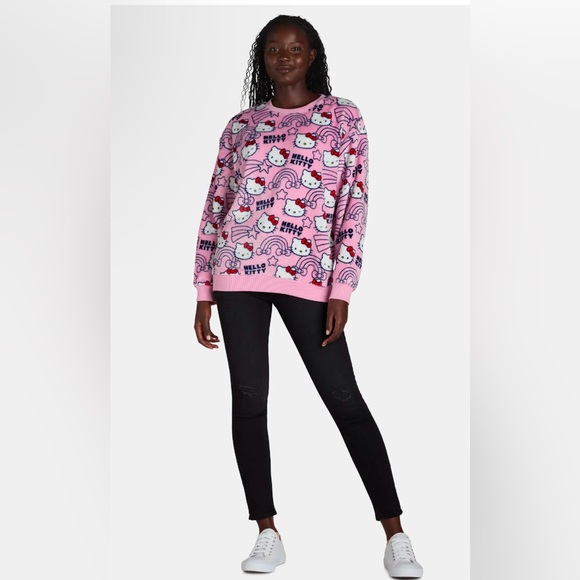 Hello Kitty Fleece Sweatshirt in XS - Picture 4 of 4